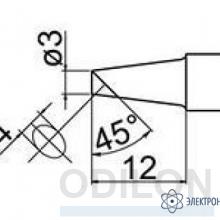 T20-BCF3 — паяльная сменная композитная головка для станций FX-838 фото 1