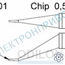 T8-1001 — паяльные сменные композитные головки для термопинцета FМ-2022 фото 1