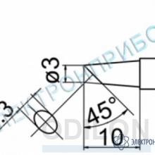 T12-BC3Z — паяльная сменная композитная головка для станций FX-950/ FX-951/FX-952/FM-203 фото 1