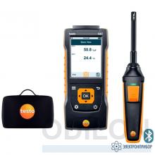 testo 440 (0563 4404) — комплект с Bluetooth зондом влажности и температуры 0636 9731 и кейсом фото 1