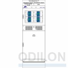 ШЭРА-Т-4006 — шкаф защит двухобмоточного трансформатора, АУВ стороны ВН и НН и автоматического регулирования напряжения фото 1