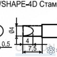 T1-4D — паяльные сменные композитные головки для станции 941 фото 1