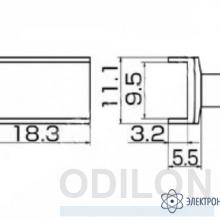 T12-1003 — паяльная сменная композитная головка для станций FX-950/ FX-951/FX-952/FM-203 фото 1