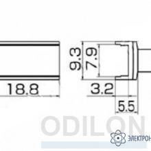 T12-1007 — паяльная сменная композитная головка для станций FX-950/ FX-951/FX-952/FM-203 фото 1