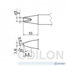 T20-1610 — наконечник для станций FX-838 фото 1