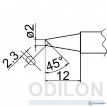 T20-BC2 — паяльная сменная композитная головка для станций FX-838 фото 1