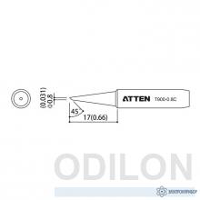 T900-0.8C — насадка паяльная фото 1