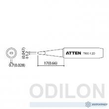T900-1.2D — насадка паяльная фото 1