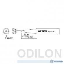 T900-1.6D — насадка паяльная фото 1
