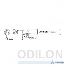 T900-3.2D — насадка паяльная фото 1